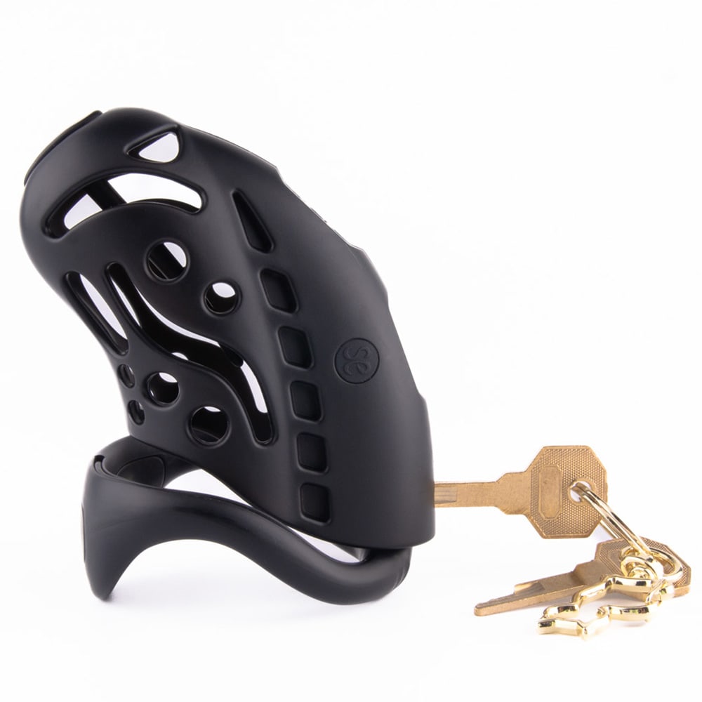 Unlock thrilling possibilities with our premium chastity cage, tailored for ultimate control and pleasure. Embrace keyholding dynamics as you explore yourself, pushing boundaries with adjustable e-stim shocks and a sleek, tamper-proof design for secure, stylish wear.
