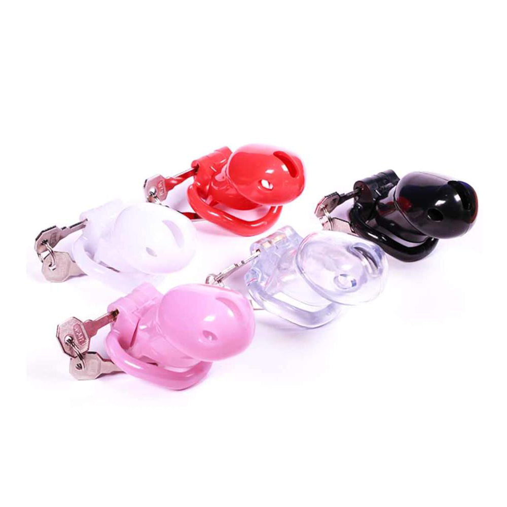 Discover unparalleled comfort with our customizable resin chastity lube solution. Tailor your fit with plastic rings; perfect for breezy long-term wear. Ideal for seamless detector passage.