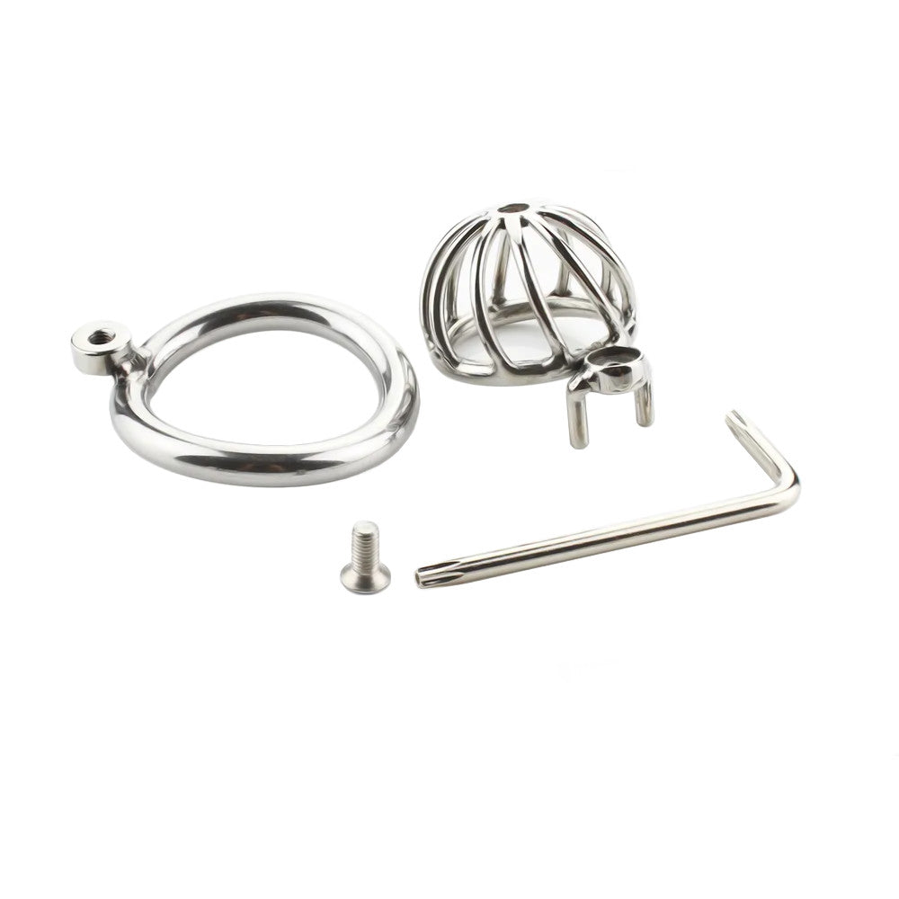 Experience an extra level of control with this stainless steel enclosure. It offers unmatched coverage, attachable for a snug fit, and easy cleaning—perfect for long-term wear lovers.