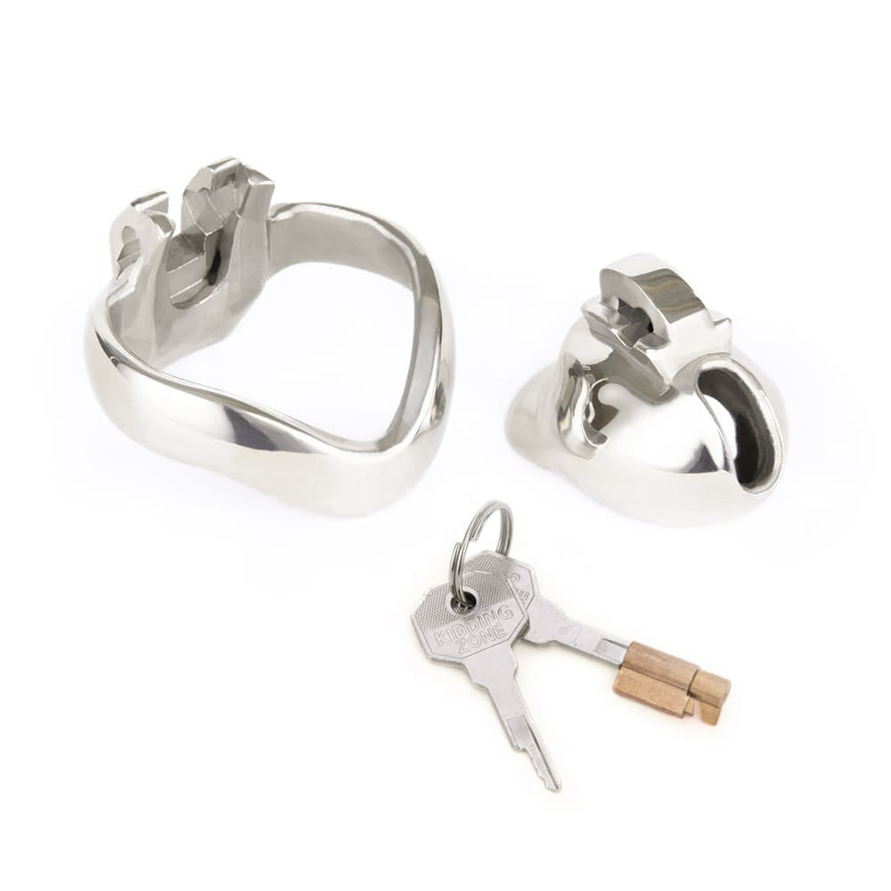 Elevate your BDSM play with this sleek metal chastity device. Its durable design transforms into a lifestyle choice, blending style and functionality effortlessly. Ideal for those embracing submission's pros over cons, despite its initially expensive allure, the experience is unforgettable. Discover unmatched designs and enjoy security and style in one revolutionary product.