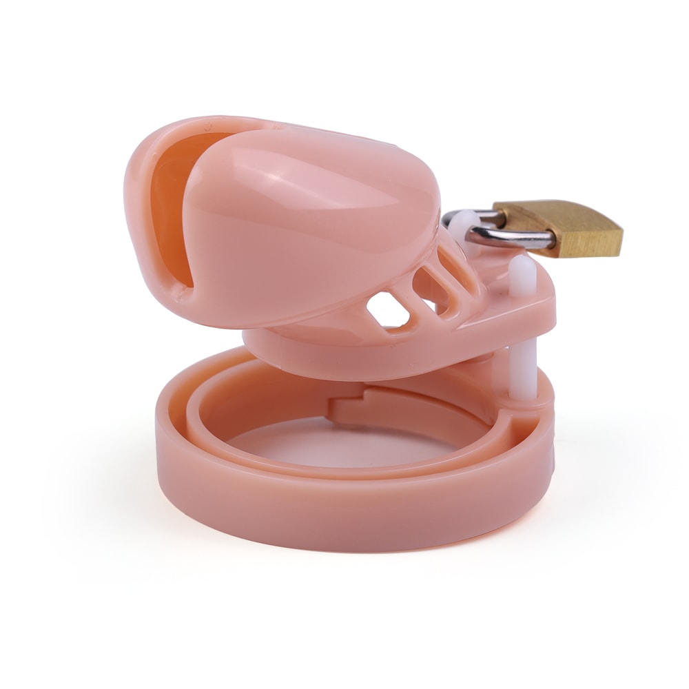 Best for crossdressing and feminized sissies, this pink chastity cage is durable, lightweight, and discreet. Enjoy secure wear with its customizable fit and breathable design.