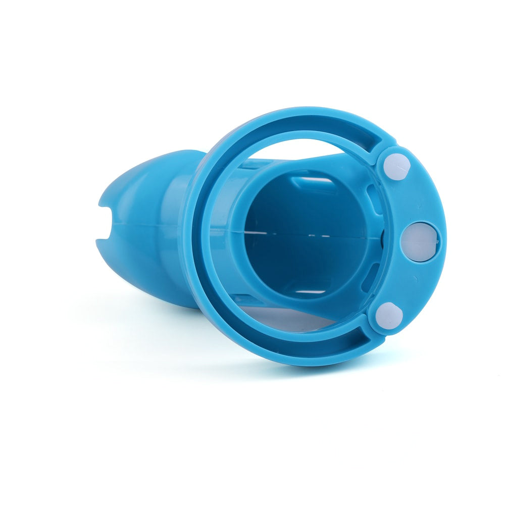 Secure your desires with this sleek, discreet cage. Perfect for smaller sizes, it ensures comfort and snugness. Lightweight, breathable plastic lets you wear it under clothes without worry.