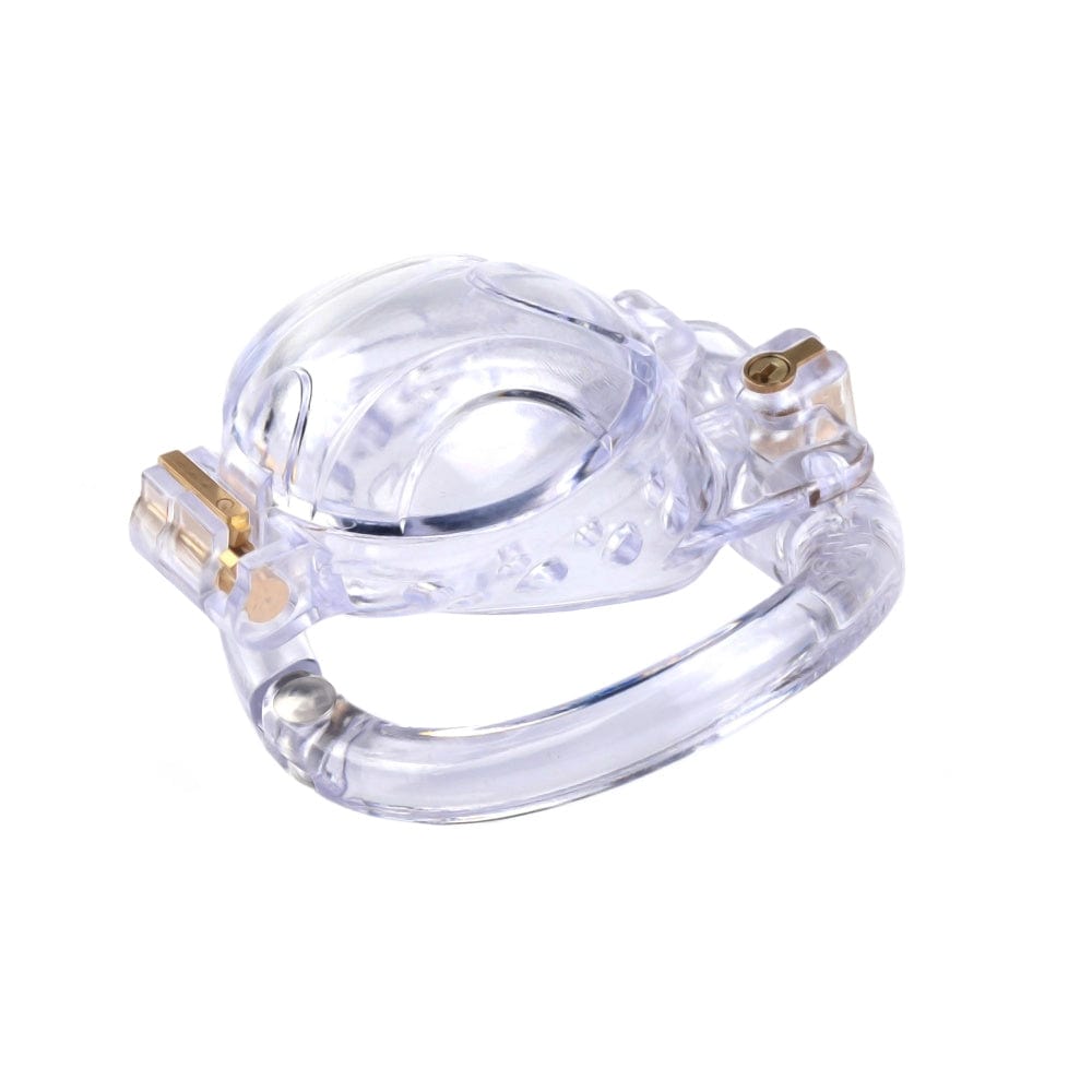 Unlock desires with our secure transparent cage featuring a spiked interior for thrilling discomfort. Connect via Bluetooth and WiFi for remote app control, ensuring timed and customizable enjoyment.