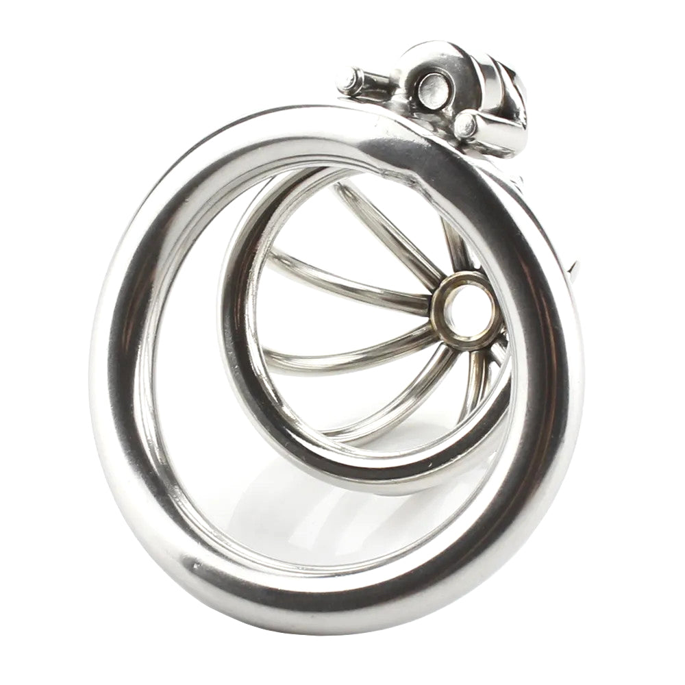 Discover the ultimate in comfort and control with a sleek, silver metal chastity that caters to every need. Enjoy long-term comfort, easy cleaning, and a secure fit—perfect for married life or those wanting to know the thrill of being securely locked. Adjust with xxs precision for a personalized experience.