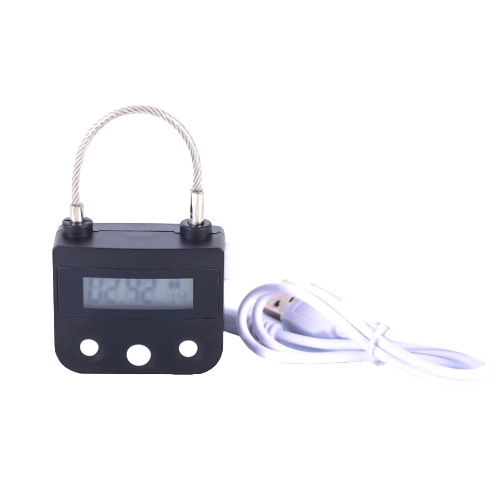 Unleash intense lockup dynamics with the inescapable timer lock. Perfect for extended wear, its USB-rechargeable feature lasts up to 30 days, ensuring tamper-proof security. The robust lock withstands 130 kg, adding thrilling anticipation to your chastity play. Ideal for perma and versatile exploration.