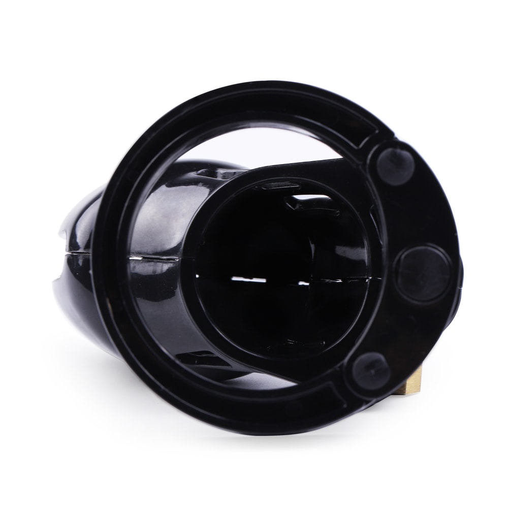 Unlock thrilling possibilities with this black silicone chastity cage. Designed for comfort with diverse ring sizes, it's perfect for controlling desires, maintaining hygiene, and exciting playtime. Enjoy enhanced security with both metal and plastic locks. Ideal for beginners exploring chastity, its breathable design ensures practical long-term wear without irritation. A versatile, must-have addition to any discreet play scenario or intimate lifestyle.
