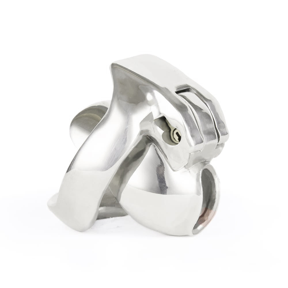 Unlock a thrilling submissive progression within your marriage. This stainless steel chastity cage offers kink comfort, better control, and an array of customizable ring sizes.