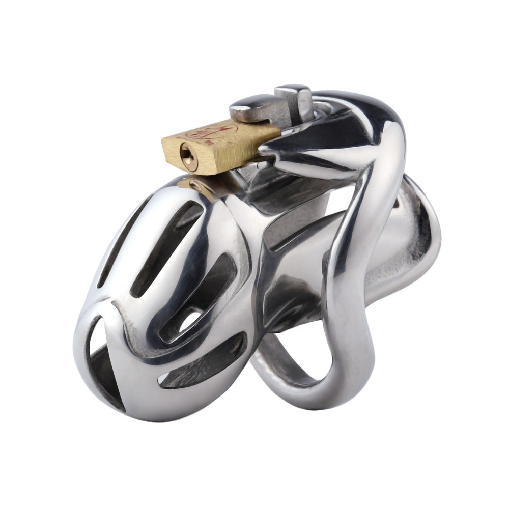 Indulge in full submission with the inescapable Houdini's Chastity Device. Its anti-pullout design incites thoughts of longing while raising questions of control and desire.