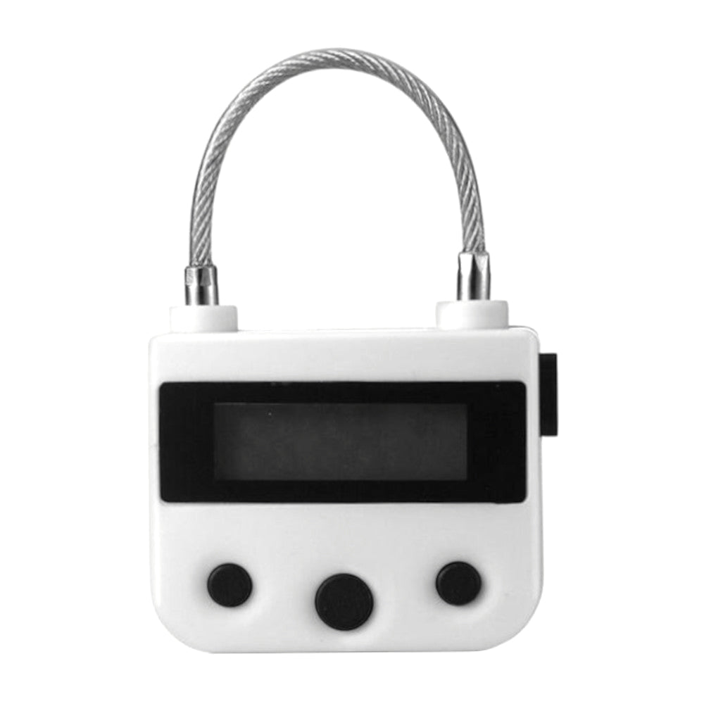 Unlock exciting control with our inescapable electronic timer lock. Designed for key holders to set precise durations, this safe and sturdy lock enhances your dynamic. Enjoy peace of mind with the durable, tamper-proof lock system, featuring a sleek black or white finish and secure timer.