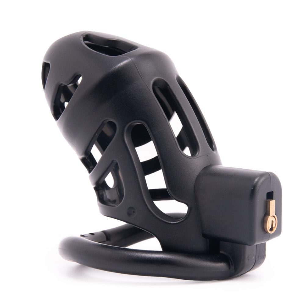Submerge into enticing submission with this lightweight sub device. Perfect for virgins to chastity, offering healthy restraint for your boyfriend's controlled devotion. Includes three different sizes for comfort.