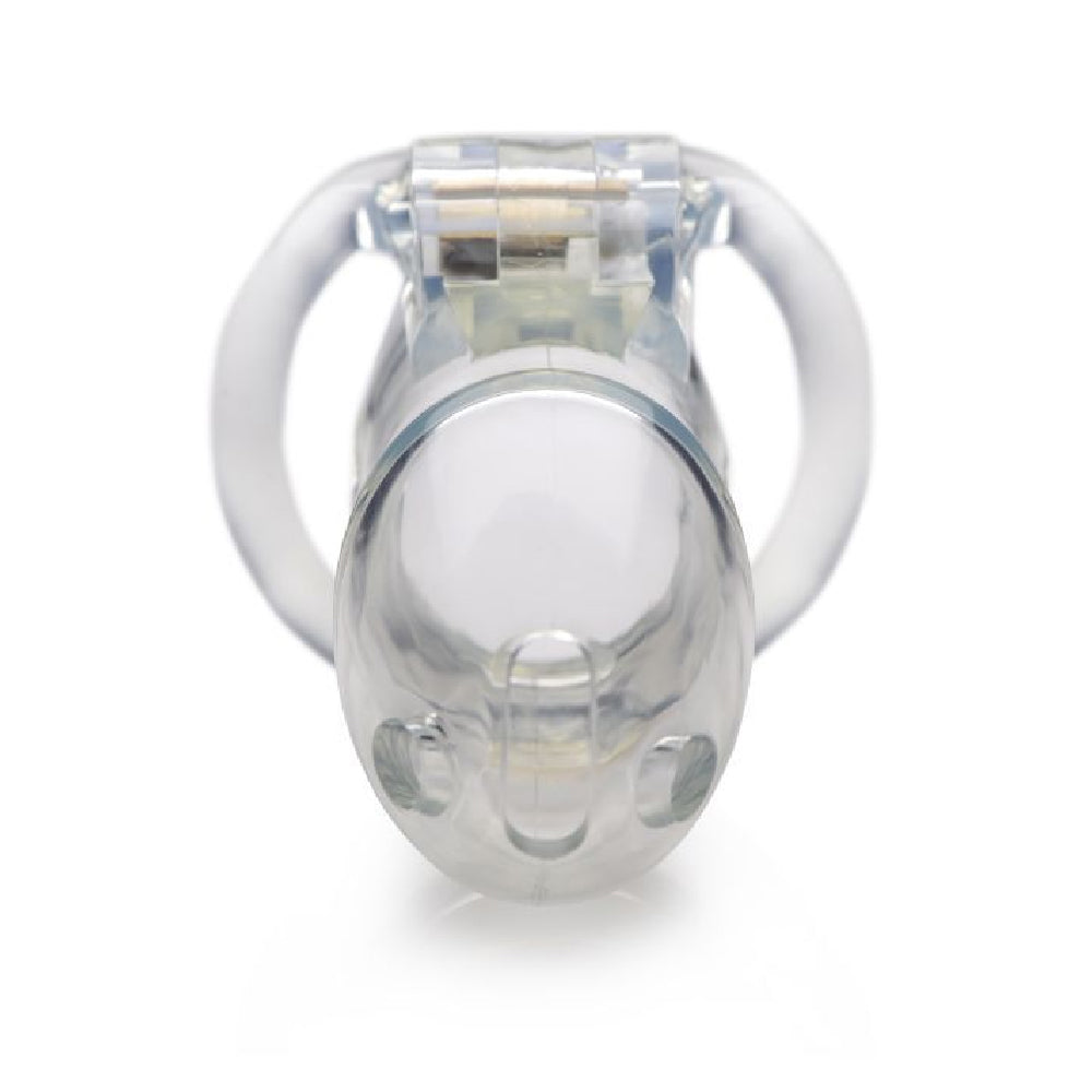 Unlock intimate control and commitment with this discreet, smaller resin cage. Perfect for wedding dynamics, its customizable size ensures comfort for your testicle, elevating trust and security.