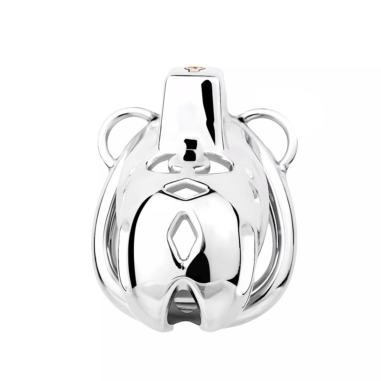 Unlock new dimensions with this lightweight metal sissy chastity cage, offering mini or standard fit. Its vice-like grip feels like a jail, while the nub enhances arousal and control, discreetly.