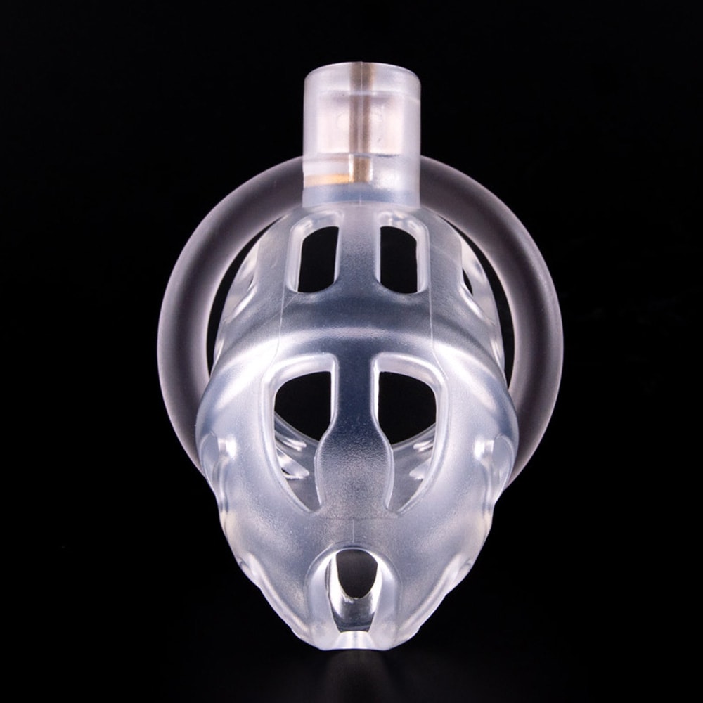 With its wide oval rings and vice-like lock, this model accommodates uncircumcised users comfortably. Innovative tubes ensure hygiene, providing a seamless blend of security and comfort for long-term wear.