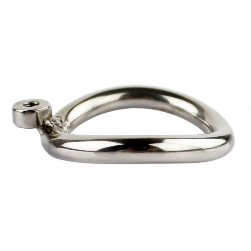 The Locked Up Man Metal Cock Cage offers a stainless steel cage ensuring secure fitment with three ring sizes (1.57, 1.77, 1.97) to prevent slipping. Ideal for maintaining control, its ergonomic design places comfort and practicality at the forefront, allowing urination without removal and easy maintenance. Perfect for long-term wear, it combines weight with comfort, eliminating the concerns of traditional cages.