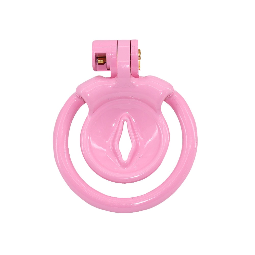 Cant manage job stress? Try our lightweight, pink silicone cage for discreet wear. Its reversed design and customizable fit ensure comfort and security, boosting your confidence amid colleagues and throughout the day.