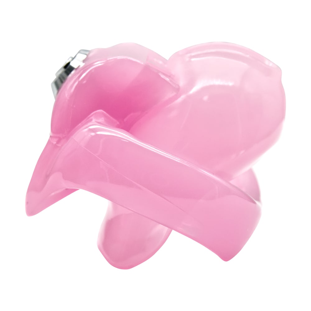 Embrace femininity with the Holy Trainer V5 Pink Resin Sissy Chastity Cage. Its lightweight design promises comfort during your serious chastity quest. Decide to cant resist its best features!