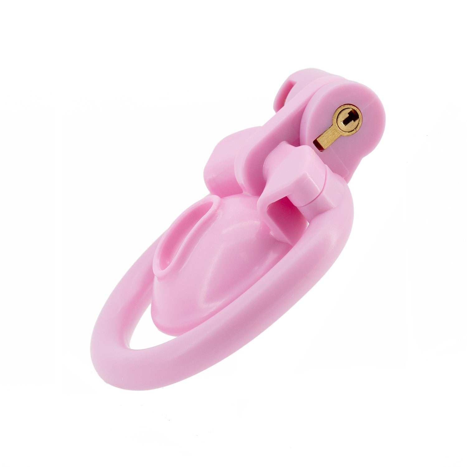 Unleash new dynamics with this pink sissy cage. Its lightweight, quality silicone-build works wonders for comfort and hygiene, while creating a feminine, blackout effect.
