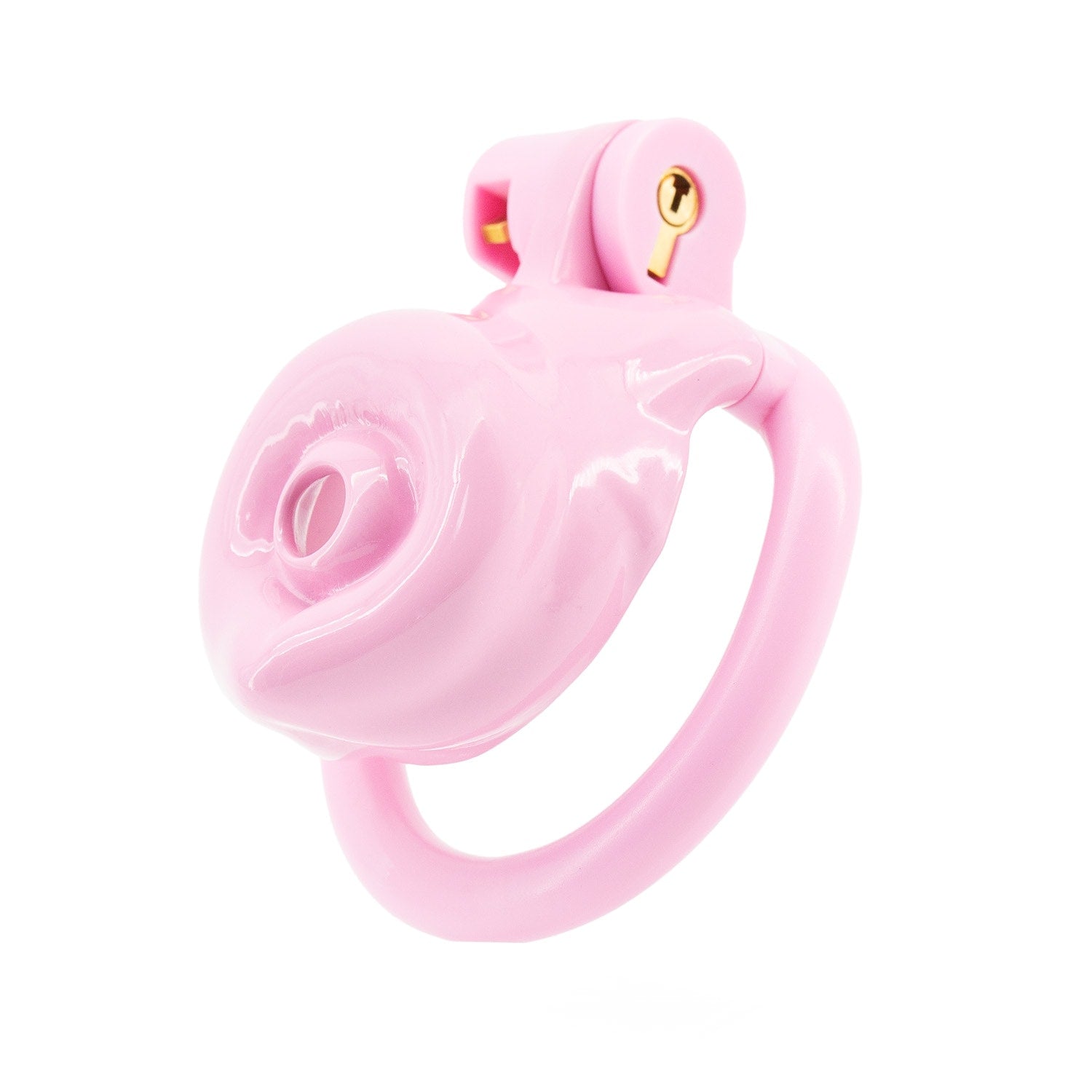 Transform your daily routine with the wide, hot pink Tiny Puppy Cage. It models a unique inverted design, acting as a vice on your regular urges and serving as a playful divider in your BDSM fun. Complete and discreet with adjustable rings, it ensures comfort for all.