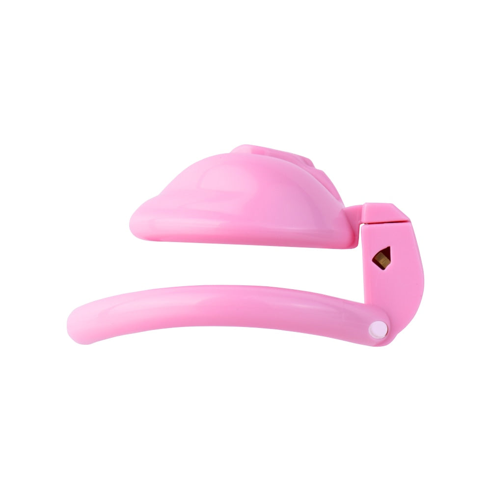 This pretty pink silicone sissy cage works best for those seeking comfort and control. Perfect for everyday wear, it allows you to feel better in your feminine role, transforming you into the hoe you desire to be.