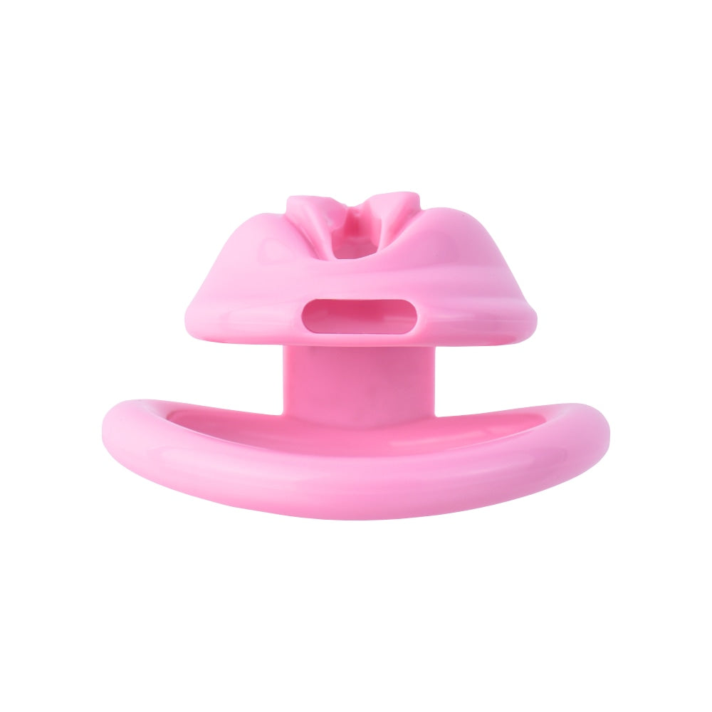 Indulge in a playful twist of control with our pink silicone sissy cage. The cobra design captivates, while the honeycomb pattern ensures comfort and air flow for long-term wear.