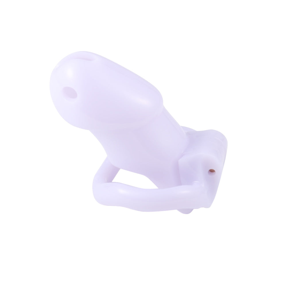 Explore control with our silicone chastity locking kit, offering comfort and security for extended wear. Get locked in style, with a permanent sentence of desire and discipline.