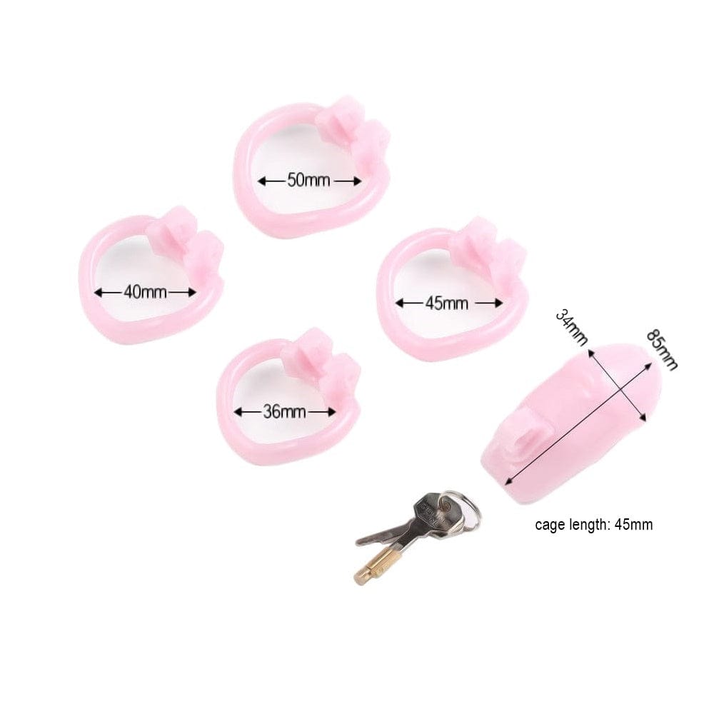 Discover a playful side of restraint with our vibrant pink silicone cage, featuring a nub for enhanced sensation. It's comfy for long-term wear with a normal adjustable fit, ensuring you stay secure and stylish.