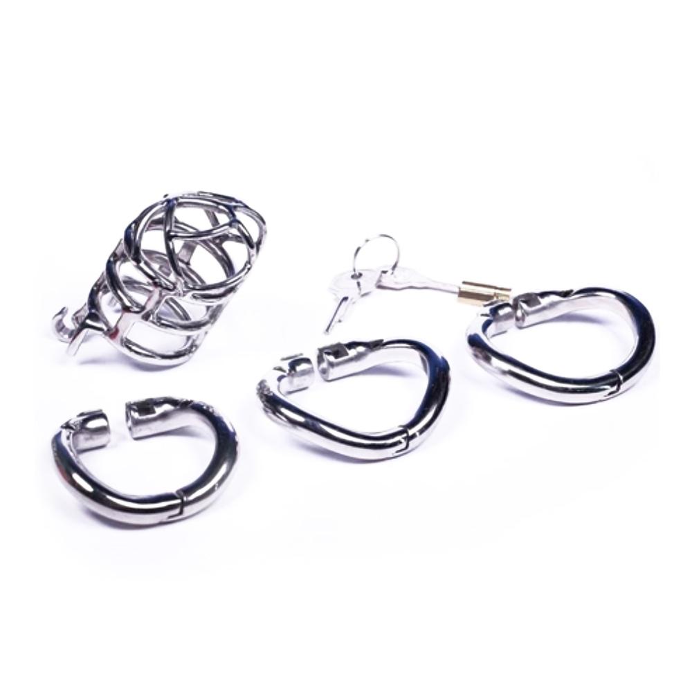 Embark on a journey of thrilling anticipation with this durable, sleek, and hygienic chastity cage. Its design ensures a quick, mad fit, allowing fast adjustments and a tantalizing delay in gratification. Perfect for your adventurous dynamics!