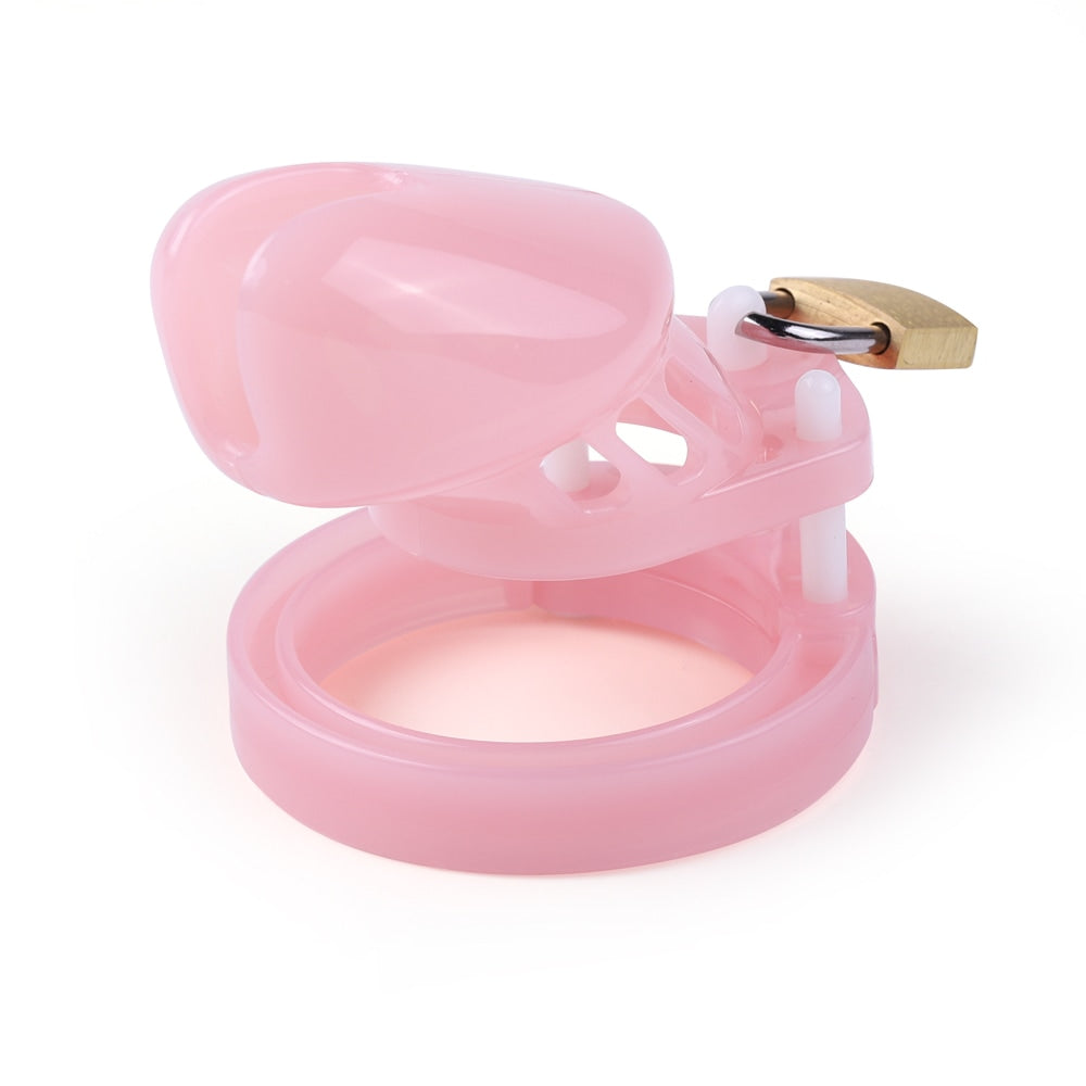 Unlock heightened submission with the Sissy Small Pink Chastity Cage. Its inescapable design ensures security and comfort. Embrace your femininity with this lightweight, secure pod.