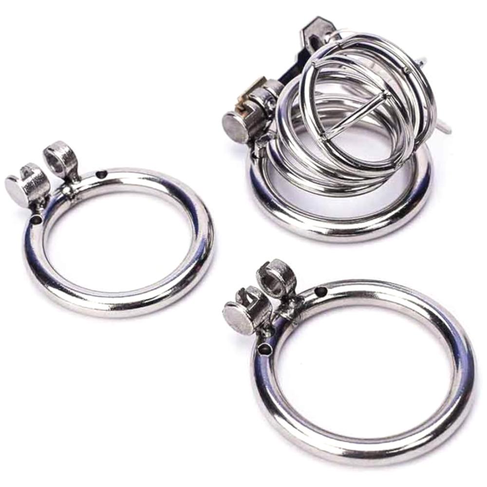 Buy ultimate control with this sturdy, stainless steel cage! Affordable and high-quality, it's comfortable for long wear with adjustable sizes for a snug fit. Designs ensure discreet daily use.