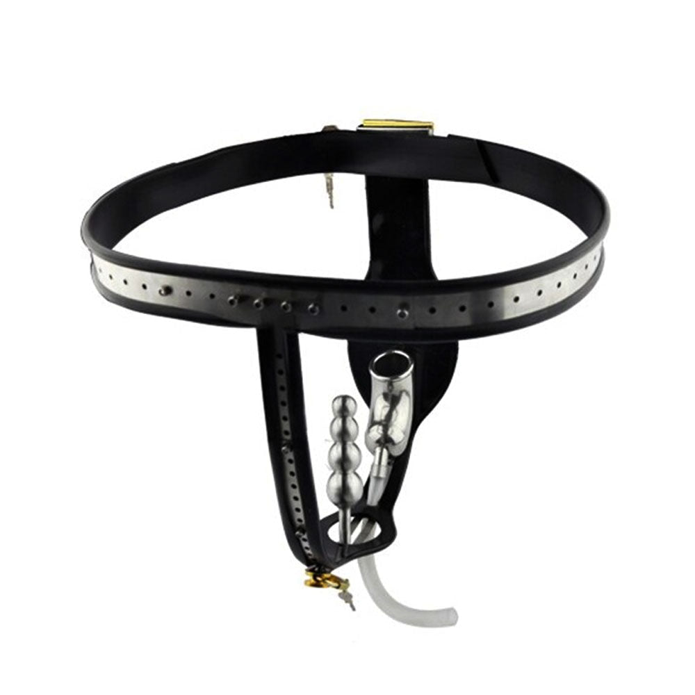Step into the medieval thrill of restraint with this enforcer belt. A sturdy lock promises unwavering submission, embracing modern desires with sleek designs and comfort-focused functionality.