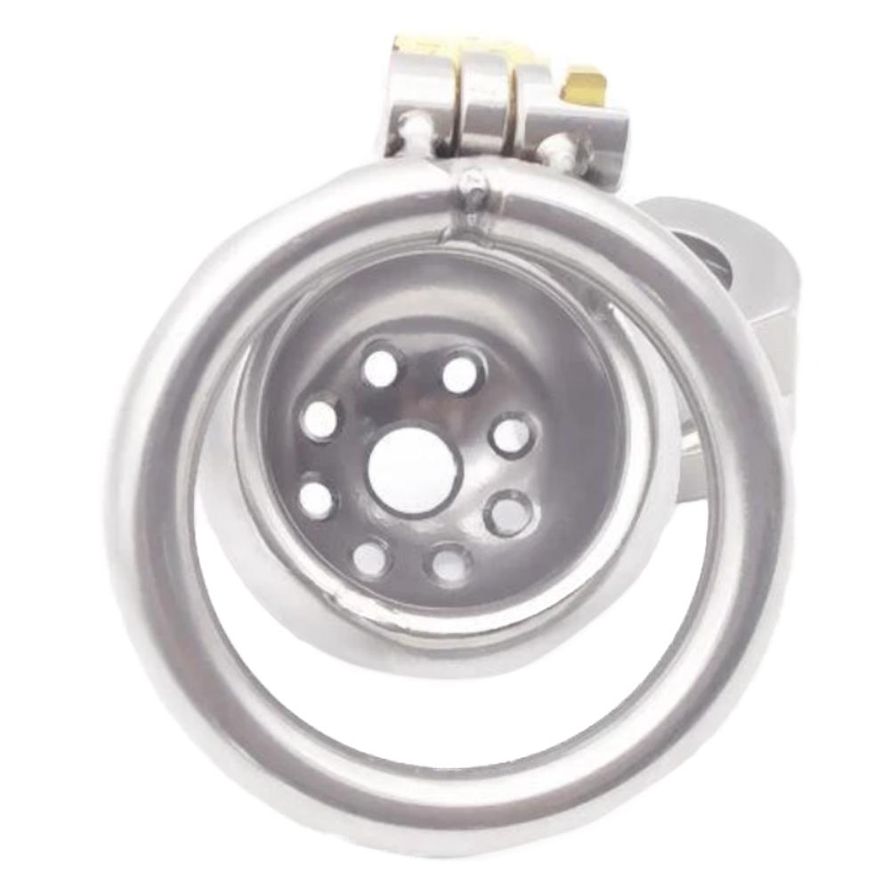 Unlock a thrilling journey of submission with this discreet, stainless steel chastity cage. Perfect for wives enforcing permanent control, enhancing relationship intimacy while being comfortable.