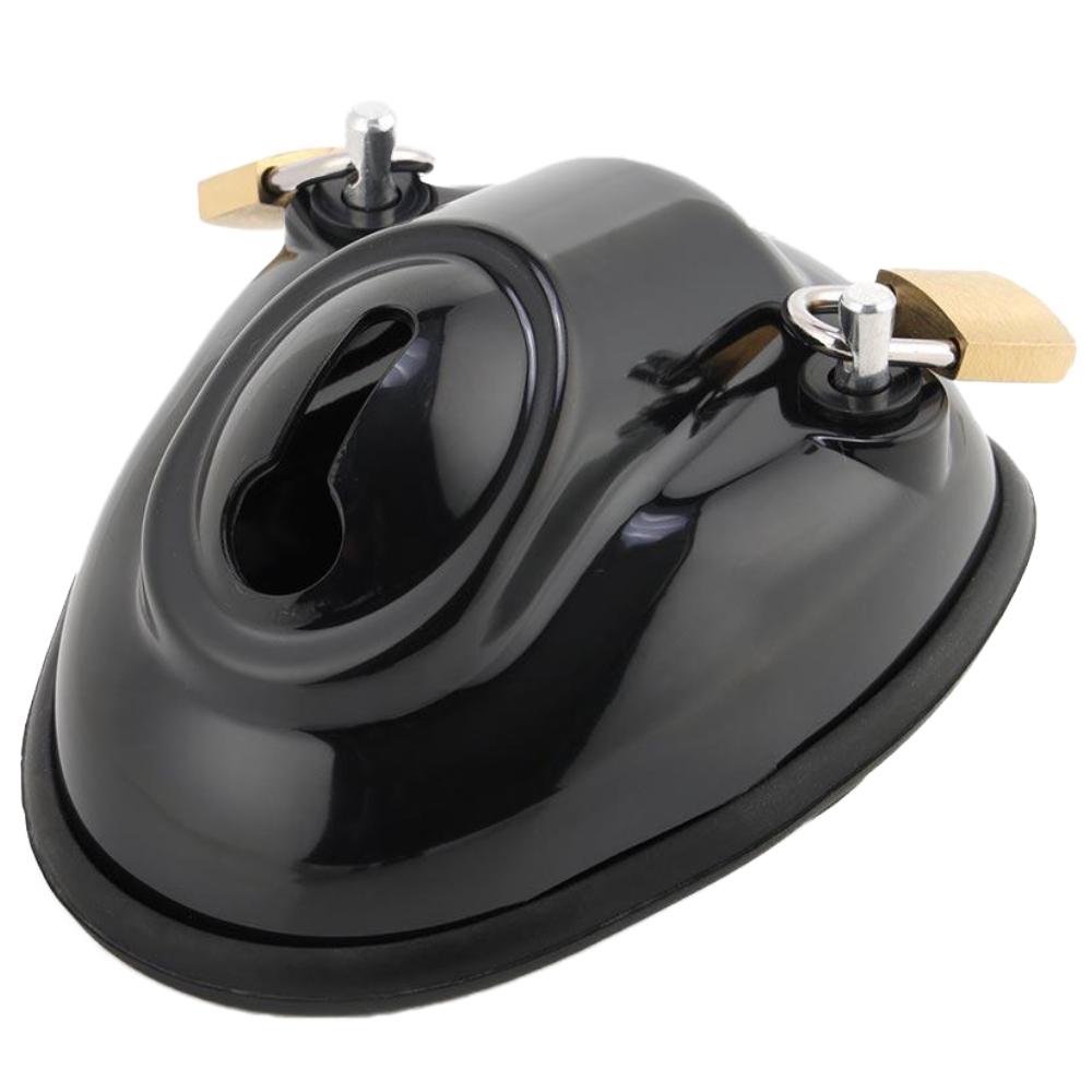 Unleash your fantasies with this full enclosure silicone sissy chastity cage. Its sleek design and secure locks offer comfort and discretion while exploring your submissive side. Enjoy the benefit of complete control.