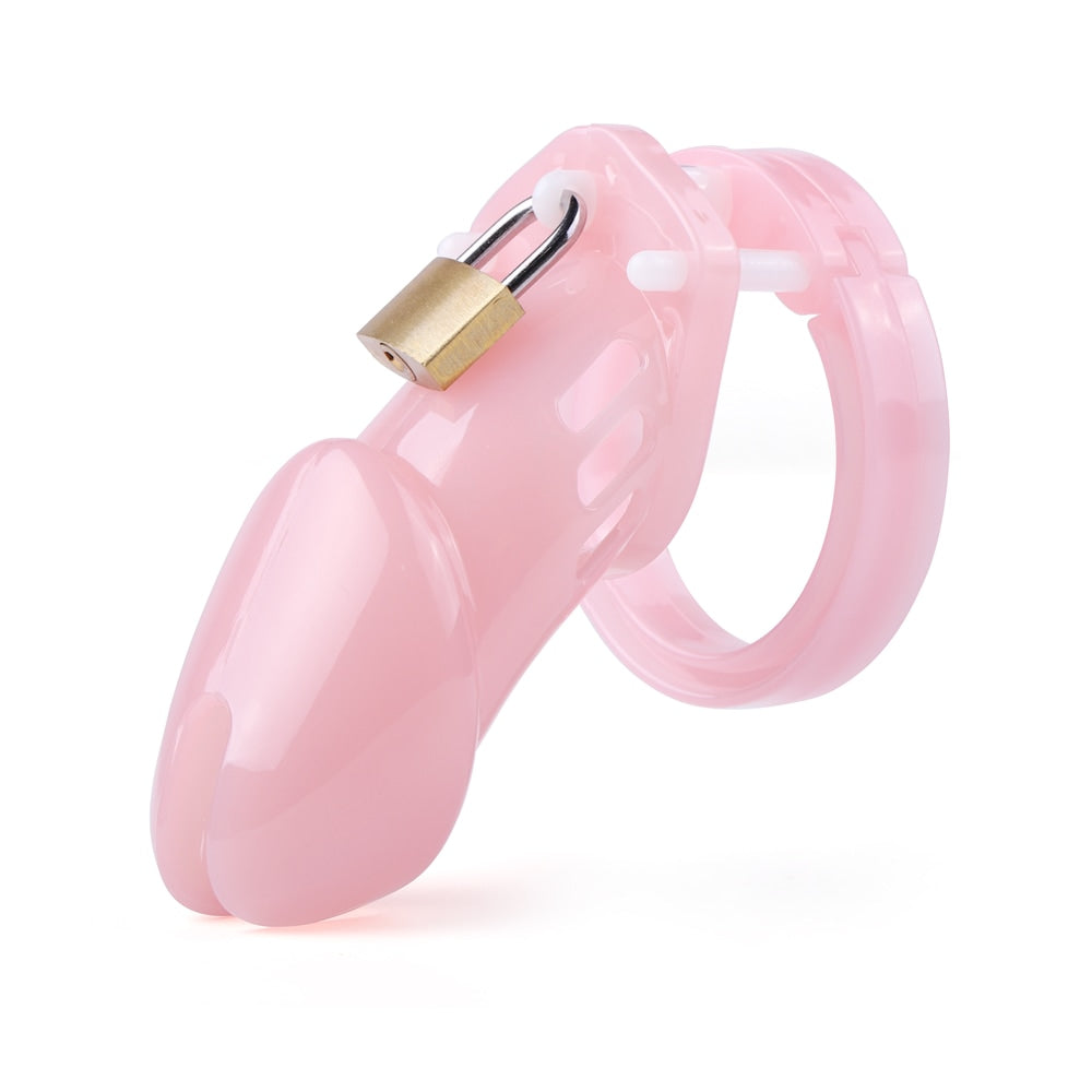Unleash your sissy side with this inescapable pink chastity device! Comfortable for all-day wear, it's the best affordable choice for wearers seeking secure control and excitement.