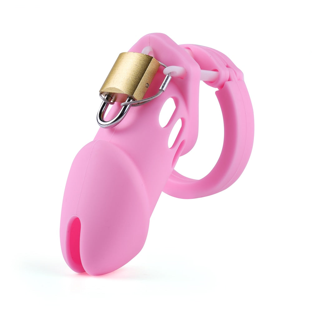 Discover the intrigue of submission with our silicone chastity cage, a vice of security that fosters inward exploration and desire. Discreet shipping ensures privacy at all points.