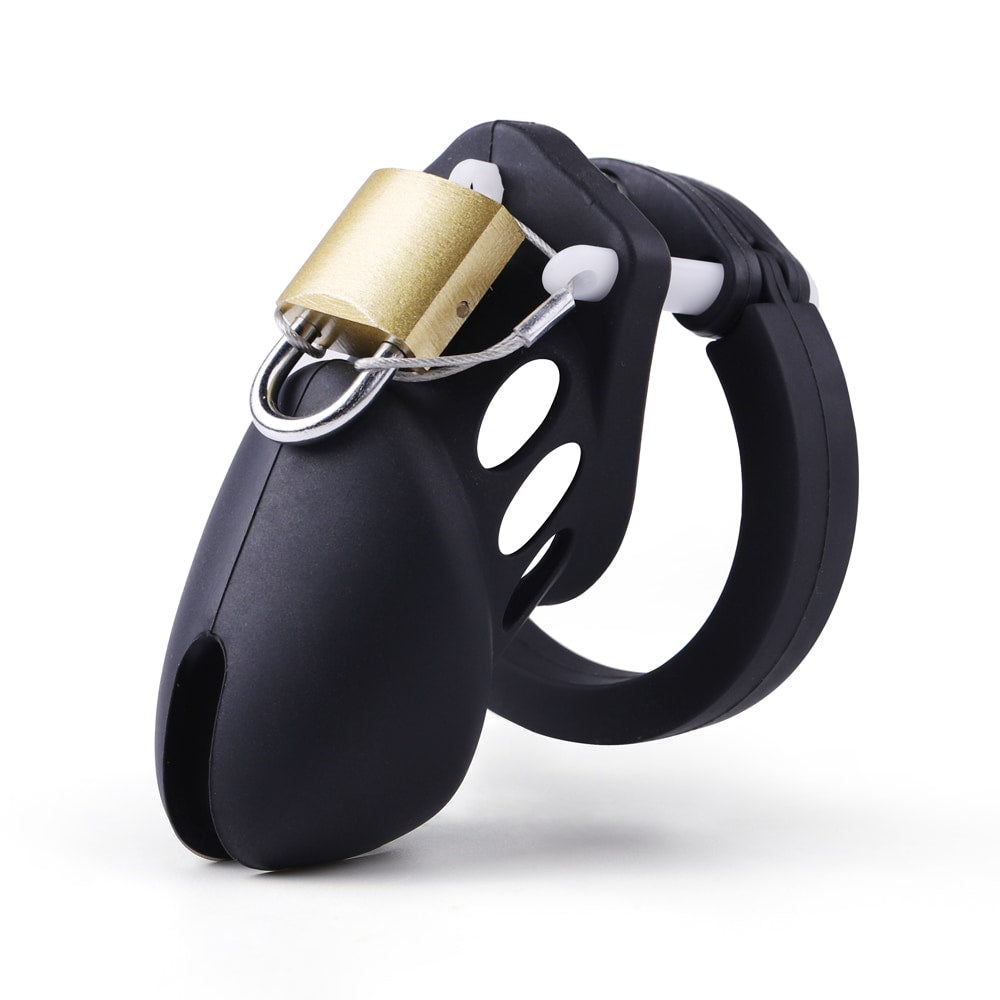 Discover a new level of intimacy with this lockless silicone chastity cage. Designed in vibrant hues, its flexible fit ensures comfort while maintaining control across all stages—ideal for wives seeking to enhance emotional connection and trust. Suitable for everyday wear, its discreet design allows your dynamic to remain intimate and undetected. Enjoy ease of hygiene and versatile locking options, reinforcing your relationship with a stylish yet functional device.