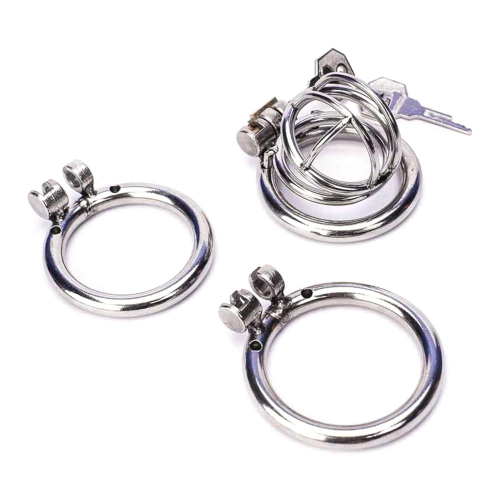Experience unprecedented submission with this sleek stainless steel cage, designed for intrigue with multiple customizable points. Avoid the pinch, finding a snug fit with adjustable rings, unlike other products.