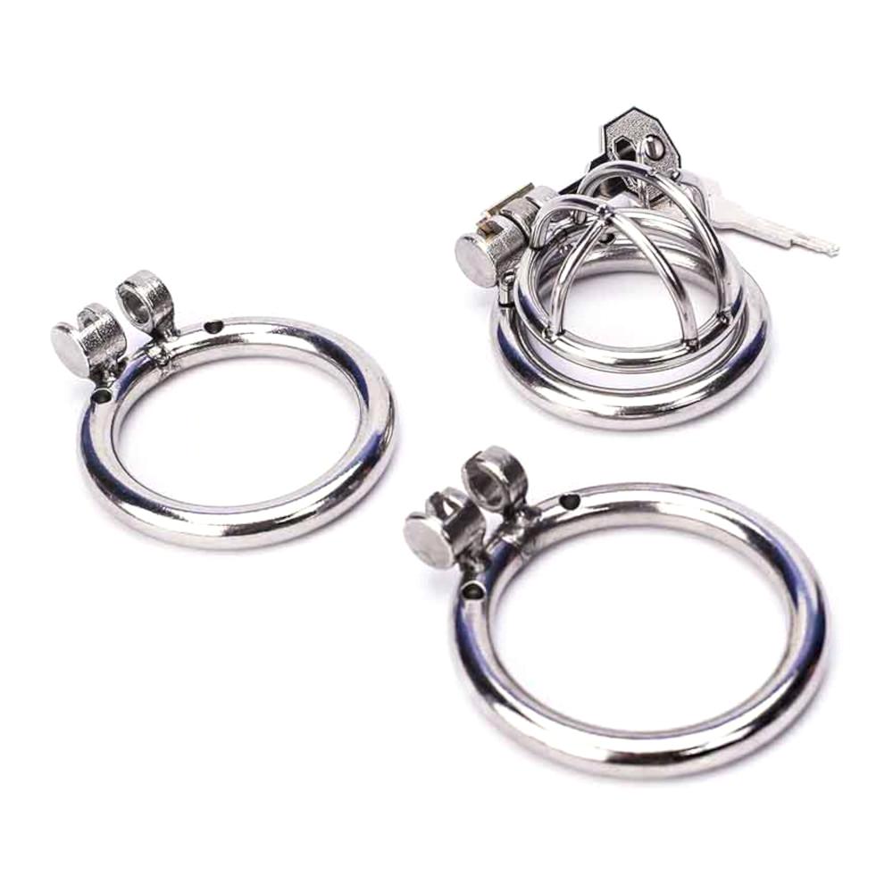 Mad for control? Dive into the fast-paced world of chastity with our short silver cage. Quick adjustments ensure comfort, while the discreet design promises a secure, thrilling challenge.