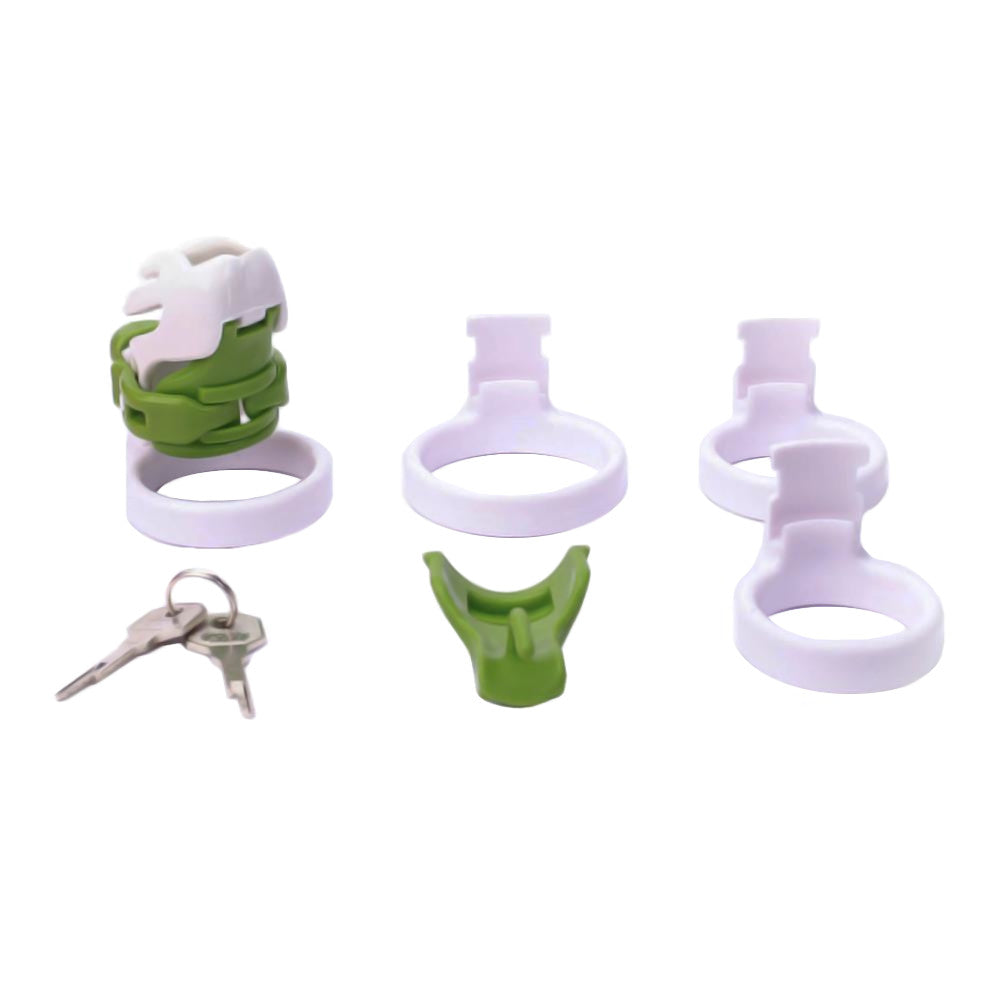 Unlock pleasure in style with our adult chastity cage. Crafted from biosourced materials, it boasts a smooth, discreet finish. Enjoy restrictive yet comfortable wear under any attire.