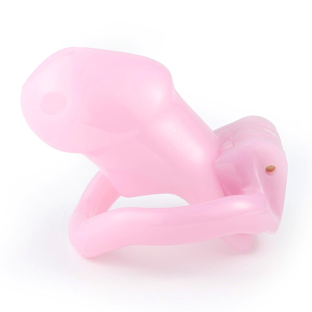 Tight yet comfortable, this blue chastity cage fits smaller sizes perfectly, ensuring discreet wear. Its snug hold around your testicles enhances both security and pleasure, making it a standout choice.