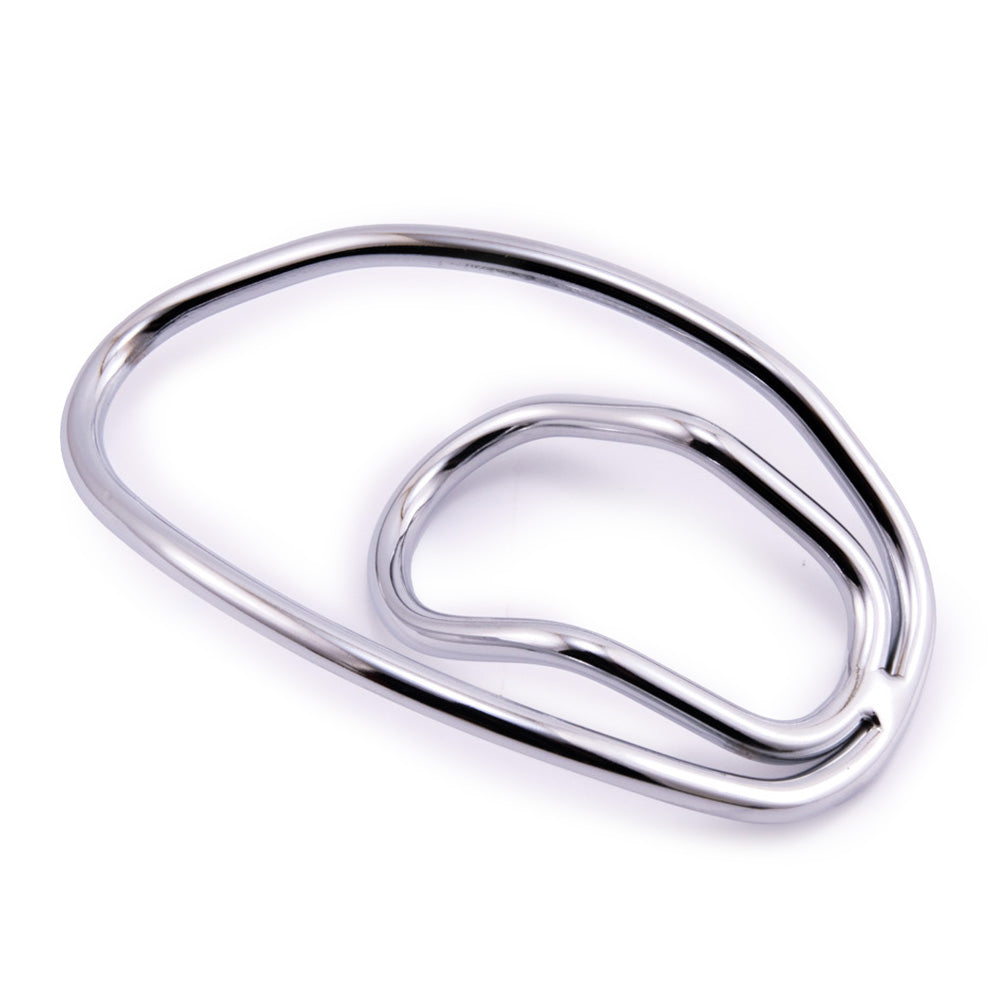Elegant and secure, the FuFu Metal Training Clip offers a clean, inescapable embrace with its strong chainmail-like design. Perfectly discreet, it prevents unwanted pullouts, ensuring your queen's commands are always followed. Embrace comfort and hygiene with ease.
