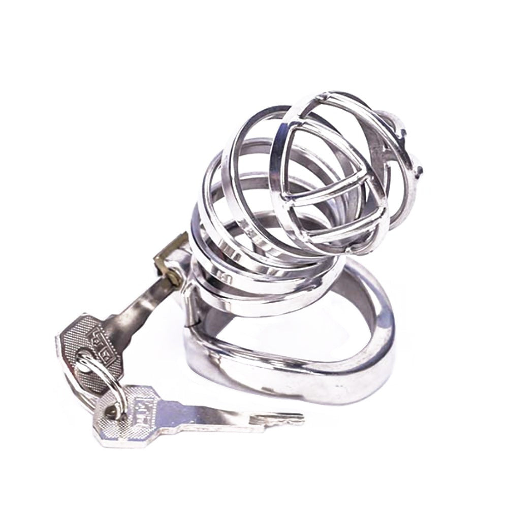 Crave control? Discover the thrill of tease and deny with our stainless steel cage. Enjoy snug comfort in lockup, as each horny moment builds intense pleasure. Ready to cum under control?