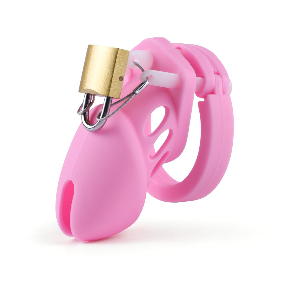 Sissy Hands Off Silicone Chastity Device