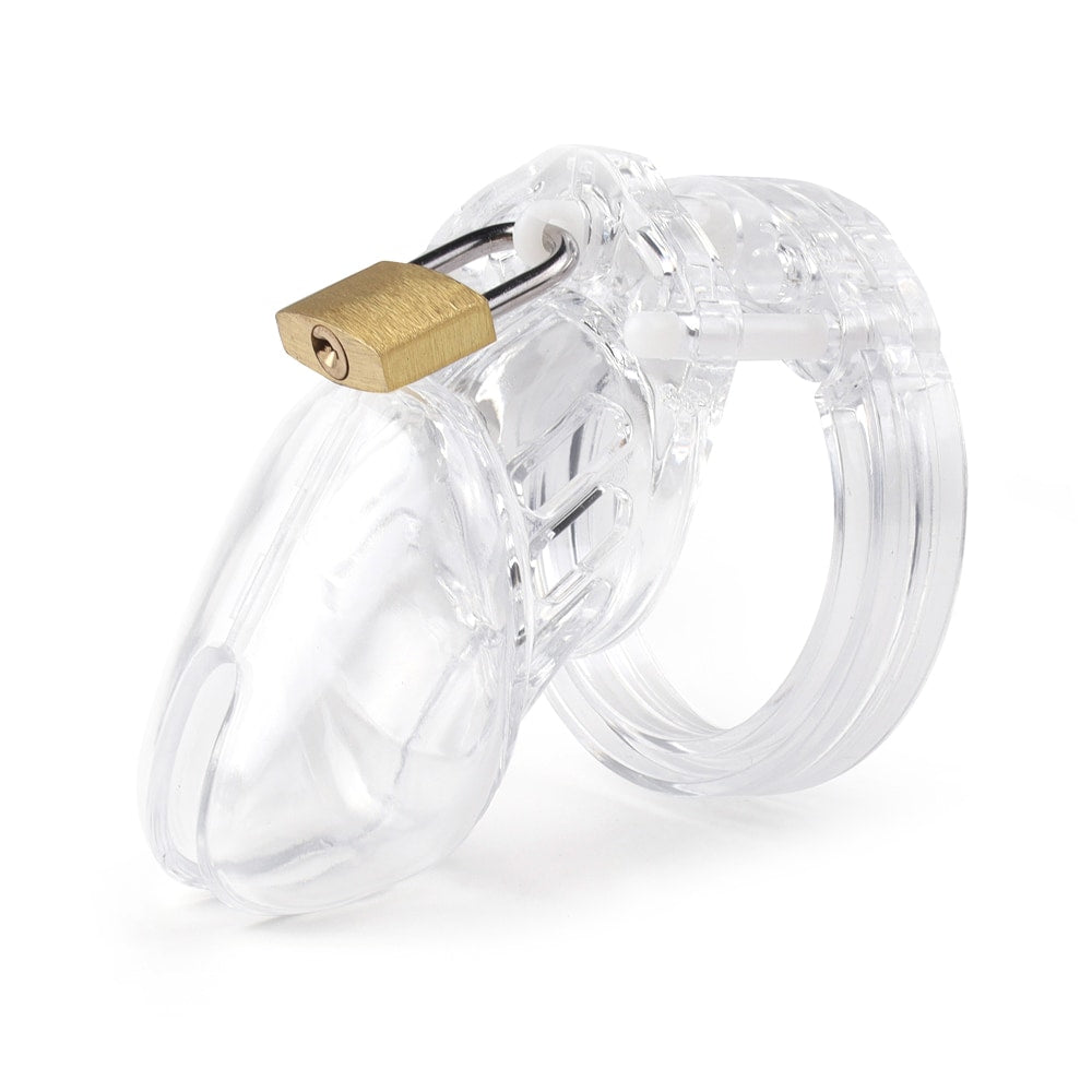 Clear Plastic Chastity Cage